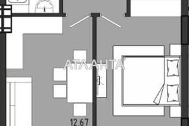 1-room apartment apartment by the address st. Chekhova (area 40,4 m²) - Atlanta.ua - photo 9