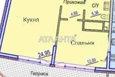 1-кімнатна квартира за адресою вул. Каманіна (площа 52,2 м²) - Atlanta.ua - фото 13