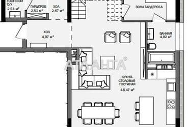 Многокомнатная квартира по адресу Французский бул. (площадь 208 м²) - Atlanta.ua - фото 10