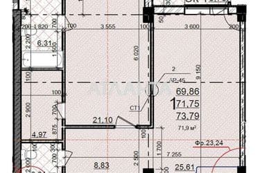 2-rooms apartment apartment by the address st. Frantsuzskiy bul Proletarskiy bul (area 73,8 m²) - Atlanta.ua - photo 8