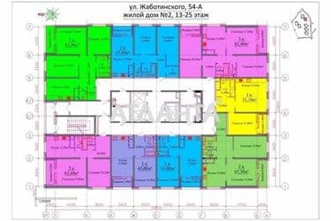 1-room apartment apartment by the address st. Zhabotinskogo Proletarskaya (area 43 m²) - Atlanta.ua - photo 12