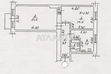 2-rooms apartment apartment by the address st. Bolshaya arnautskaya Chkalova (area 54 m²) - Atlanta.ua - photo 19
