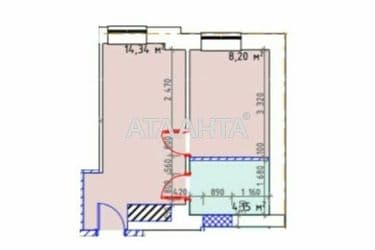 1-кімнатна квартира за адресою Кравцова павла пров. (площа 24,5 м²) - Atlanta.ua - фото 15