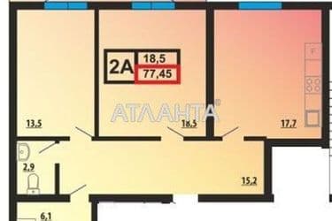 2-комнатная квартира по адресу ул. Проектная (площадь 77,5 м²) - Atlanta.ua - фото 18