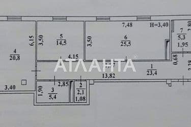2-rooms apartment apartment by the address st. Fontanskaya dor Perekopskoy Divizii (area 97 m²) - Atlanta.ua - photo 18