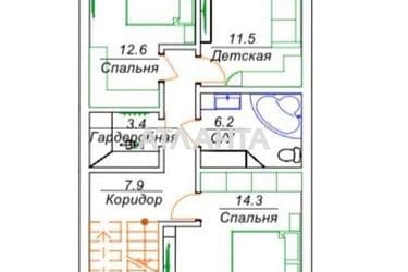 Дом по адресу ул. Массив №15 (площадь 120 м²) - Atlanta.ua - фото 8