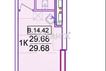 1-комнатная квартира по адресу ул. Генуэзская (площадь 29,7 м²) - Atlanta.ua - фото 9