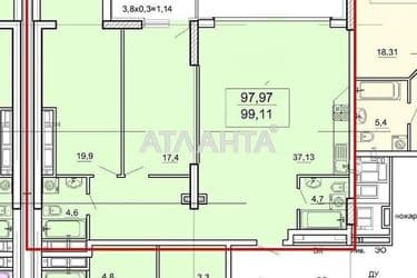3-кімнатна квартира за адресою вул. Педагогічна (площа 99,1 м²) - Atlanta.ua - фото 12