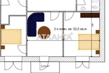 1-комнатная квартира по адресу ул. Посмитного (площадь 52,5 м²) - Atlanta.ua - фото 10