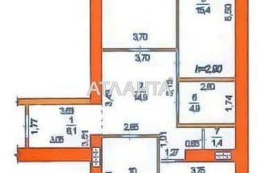 3-комнатная квартира по адресу ул. Вильямса ак. (площадь 98,5 м²) - Atlanta.ua - фото 19