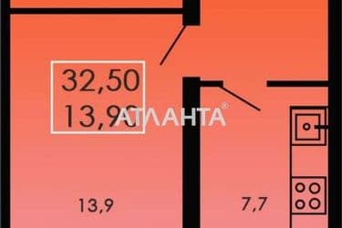 1-room apartment apartment by the address st. Shtilevaya (area 33 m²) - Atlanta.ua - photo 8