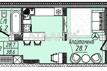1-кімнатна квартира за адресою вул. Аркадійська Алея (площа 38 м²) - Atlanta.ua - фото 6