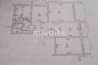 3-комнатная квартира по адресу ул. Парусная (площадь 83,3 м²) - Atlanta.ua - фото 33