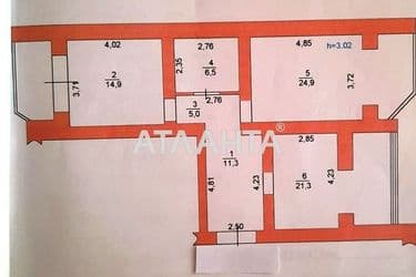 2-rooms apartment apartment by the address st. Khantadze per (area 89,6 m²) - Atlanta.ua - photo 27