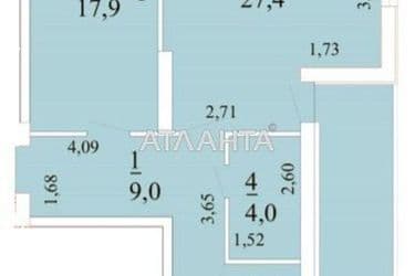 2-кімнатна квартира за адресою вул. Новаторів (площа 86,2 м²) - Atlanta.ua - фото 18