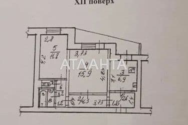 2-кімнатна квартира за адресою Фонтанська дор. (площа 52 м²) - Atlanta.ua - фото 25