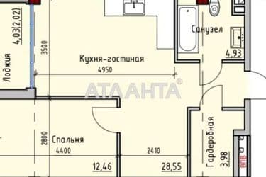 1-кімнатна квартира за адресою вул. Приморська (площа 51,9 м²) - Atlanta.ua - фото 5