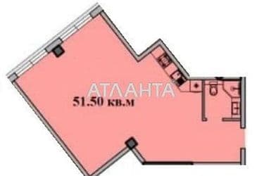 1-комнатная квартира по адресу ул. Заболотного ак. (площадь 51,5 м²) - Atlanta.ua - фото 6