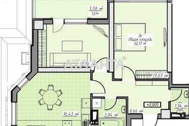 2-кімнатна квартира за адресою вул. Генуезька (площа 63 м²) - Atlanta.ua - фото 33
