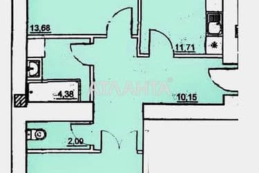 2-кімнатна квартира за адресою вул. Руставелі Шота (площа 70,1 м²) - Atlanta.ua - фото 7