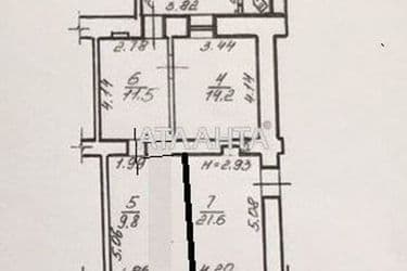 Багатокімнатна квартира за адресою вул. Головатого отам. (площа 68,5 м²) - Atlanta.ua - фото 25