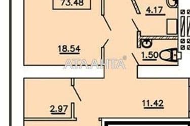 2-rooms apartment apartment by the address st. Dnepropetr dor Semena Paliya (area 73,5 m²) - Atlanta.ua - photo 13