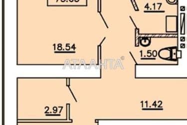 2-rooms apartment apartment by the address st. Dnepropetr dor Semena Paliya (area 72,9 m²) - Atlanta.ua - photo 11