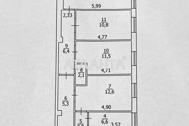 Многокомнатная квартира по адресу ул. Жуковского (площадь 110 м²) - Atlanta.ua - фото 8