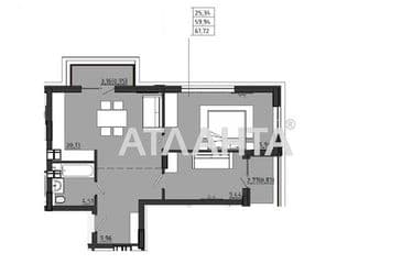 2-rooms apartment apartment by the address st. Chekhova (area 61,7 m²) - Atlanta.ua - photo 28