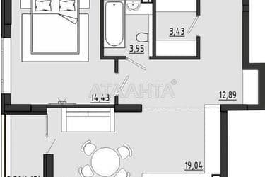 1-room apartment apartment by the address st. Chekhova (area 55,6 m²) - Atlanta.ua - photo 18