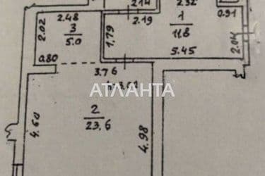 1-кімнатна квартира за адресою вул. Середньофонтанська (площа 50,6 м²) - Atlanta.ua - фото 25