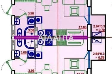 1-кімнатна квартира за адресою вул. Приморська (площа 25,9 м²) - Atlanta.ua - фото 13