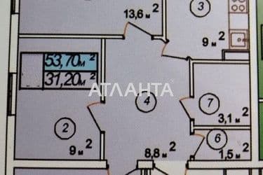 3-кімнатна квартира за адресою вул. Штильова (площа 53,7 м²) - Atlanta.ua - фото 9