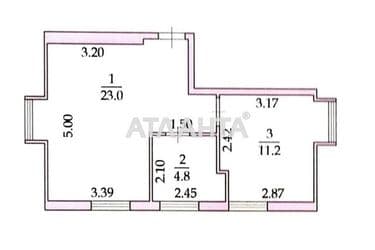 1-room apartment apartment by the address st. Surikova (area 39 m²) - Atlanta.ua - photo 4