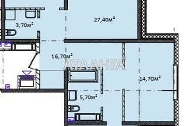 3-rooms apartment apartment by the address st. Gagarina pr (area 106 m²) - Atlanta.ua - photo 9