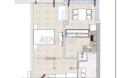 1-кімнатна квартира за адресою вул. Цвєтаєва ген. (площа 40,2 м²) - Atlanta.ua - фото 22