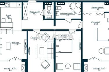 3-rooms apartment apartment by the address st. Frantsuzskiy bul Proletarskiy bul (area 106,1 m²) - Atlanta.ua - photo 12