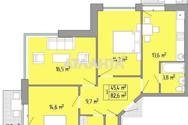 3-комнатная квартира по адресу Небесной Сотни пр. (площадь 82,6 м²) - Atlanta.ua - фото 6