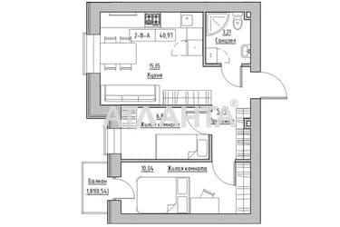 2-комнатная квартира по адресу 7 км овидиопольской дор. (площадь 41,0 м²) - Atlanta.ua - фото 6