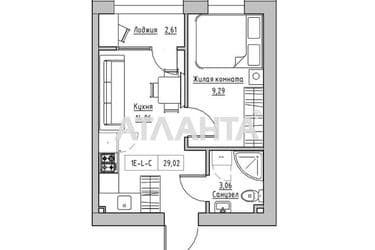 1-room apartment apartment by the address st. 7 km ovidiopolskoy dor (area 29,0 m²) - Atlanta.ua - photo 8