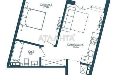 1-room apartment apartment by the address st. Frantsuzskiy bul Proletarskiy bul (area 51,4 m²) - Atlanta.ua - photo 4