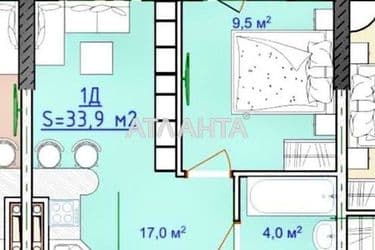 1-кімнатна квартира за адресою вул. Вільямса ак. (площа 34 м²) - Atlanta.ua - фото 14
