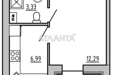 1-комнатная квартира по адресу ул. Спрейса (площадь 21,9 м²) - Atlanta.ua - фото 7