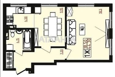 1-кімнатна квартира за адресою вул. Марсельська (площа 44 м²) - Atlanta.ua - фото 6