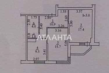 2-rooms apartment apartment by the address st. Ovidiopolskaya dor (area 61 m²) - Atlanta.ua - photo 32