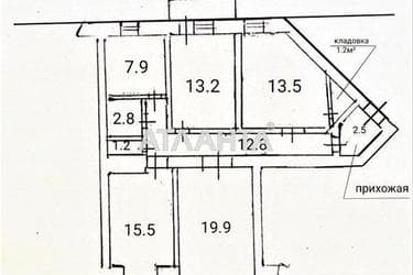 Многокомнатная квартира по адресу ул. Шума Виталия (площадь 88 м²) - Atlanta.ua - фото 12