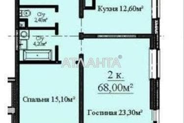 2-rooms apartment apartment by the address st. Gagarinskoe plato (area 68 m²) - Atlanta.ua - photo 10