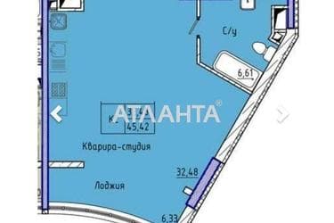 1-кімнатна квартира за адресою вул. Каманіна (площа 46 м²) - Atlanta.ua - фото 18