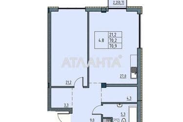 1-room apartment apartment by the address st. Rishelevskaya Lenina (area 70,9 m²) - Atlanta.ua - photo 10