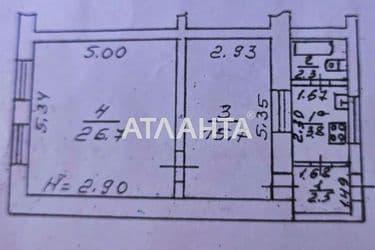 2-комнатная квартира по адресу ул. Черноморского Казачества (площадь 53 м²) - Atlanta.ua - фото 36